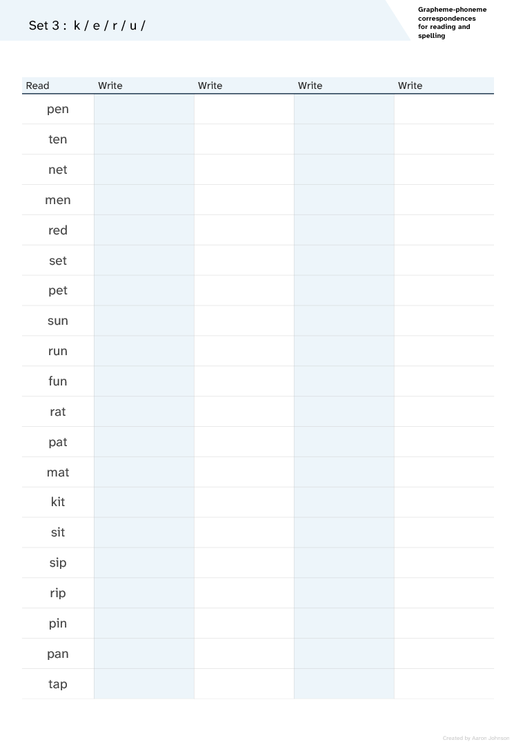 Word List
